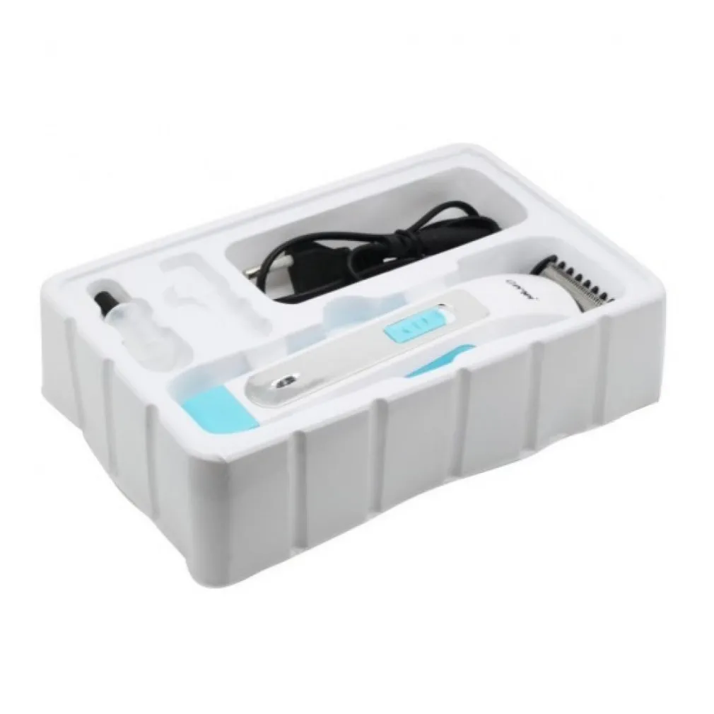 TAGLIA CAPELLI RASOIO BARBA PROFESSIONALE BATTERIA RICARICABILE GEMEI GM-666