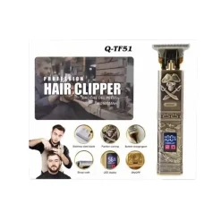 TAGLIA CAPELLI RASOIO ELETTRICO REGOLA BARBA 3 PETTINI RICARICABILE USB Q-TF51