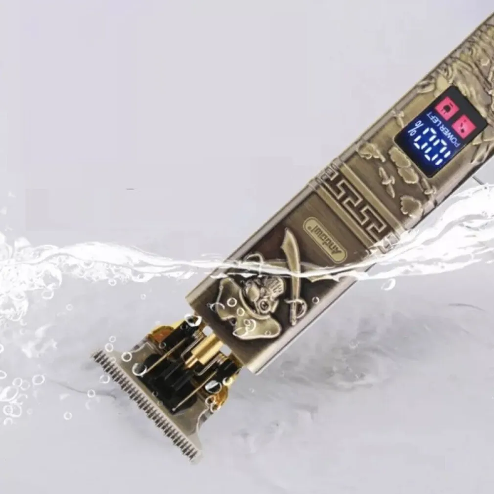 TAGLIA CAPELLI RASOIO ELETTRICO REGOLA BARBA 3 PETTINI RICARICABILE USB Q-TF51