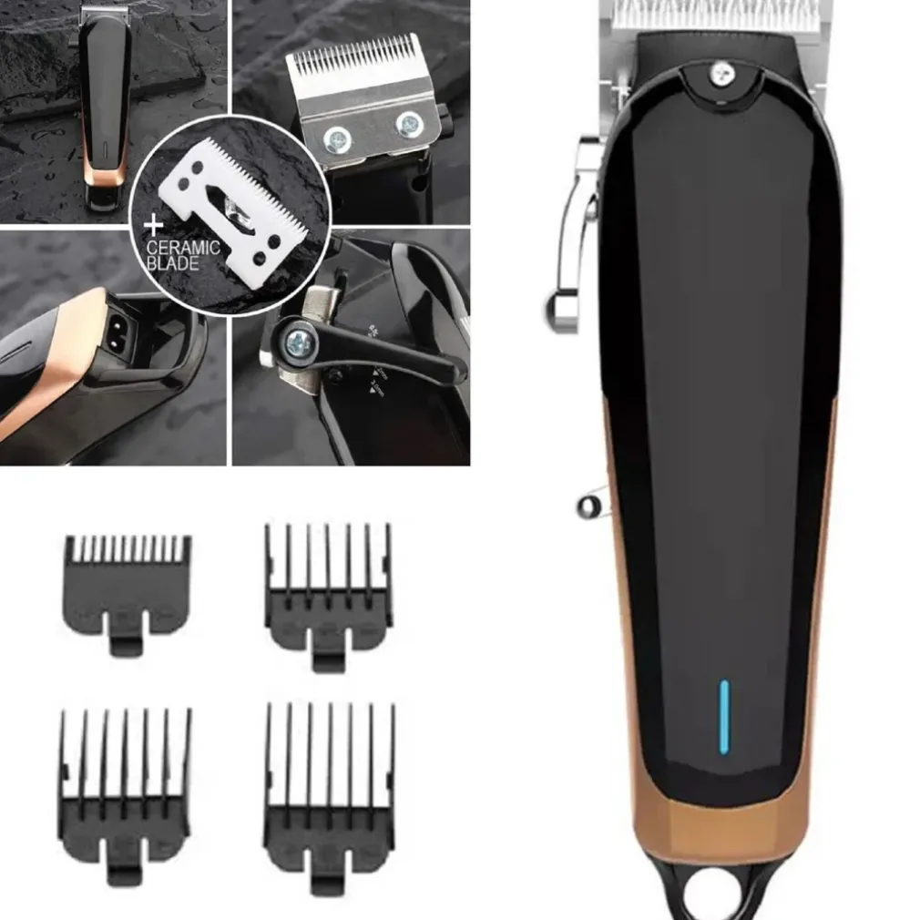 TAGLIACAPELLI PROFESSIONALE CLIPPER TRIMMER SILENZIOSO CON BATTERIA LED Q-LF530