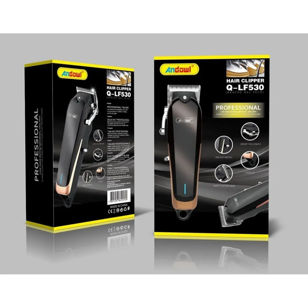 TAGLIACAPELLI PROFESSIONALE CLIPPER TRIMMER SILENZIOSO CON BATTERIA LED Q-LF530
