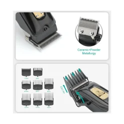 TAGLIACAPELLI UOMO A ZERO PROFESSIONALE REGOLABARBA RICARICABILE BATTERIA VGR651