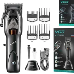 TAGLIACAPELLI UOMO PROFESSIONALE SENZA FILO RICARICABILE A BATTERIA 0 MM VGR653