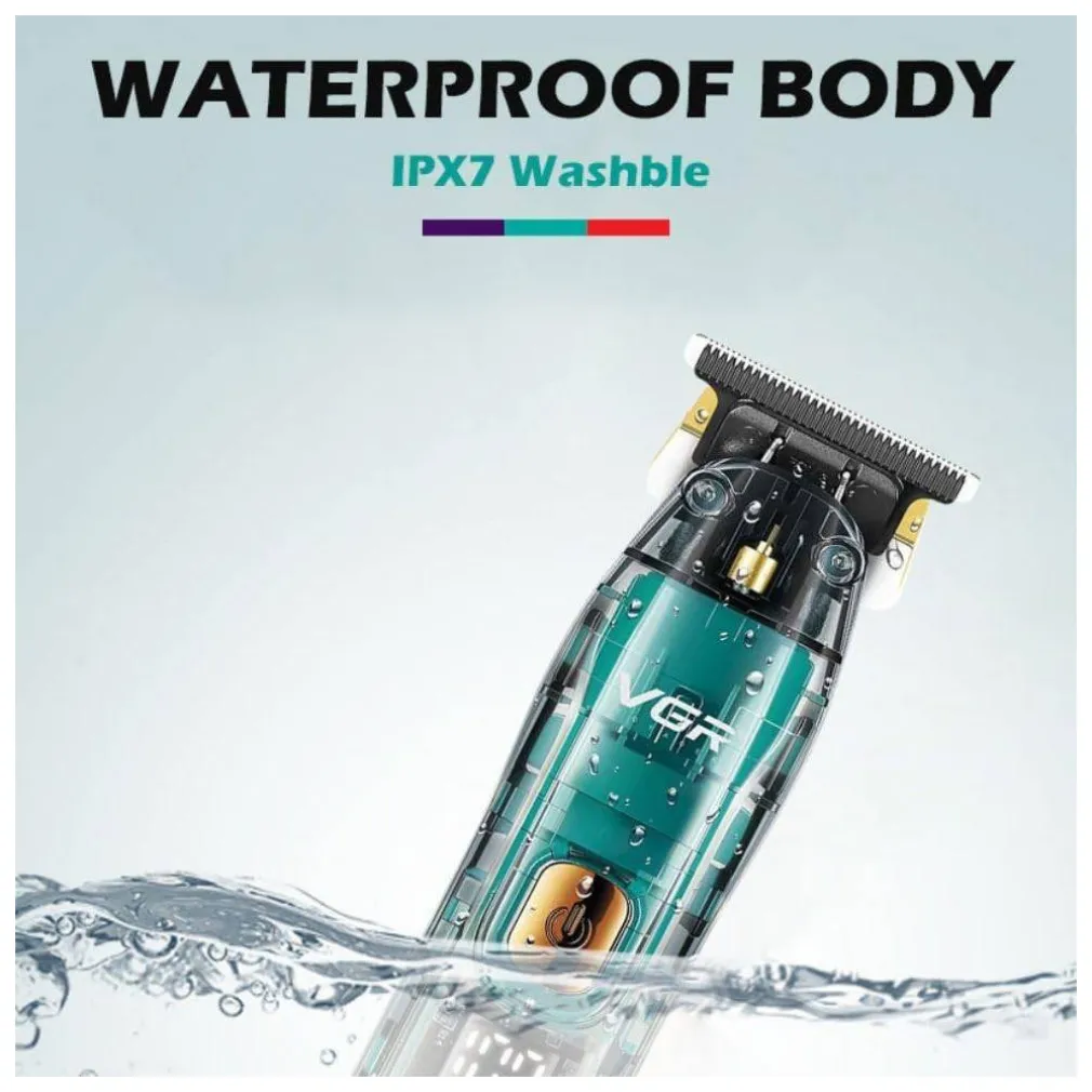 TAGLIACAPELLI UOMO PROFESSIONALE SENZA FILO RICARICABILE A BATTERIA 0 MM VGR 961