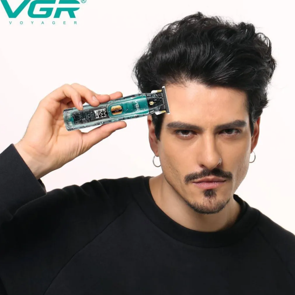 TAGLIACAPELLI UOMO PROFESSIONALE SENZA FILO RICARICABILE A BATTERIA 0 MM VGR 961