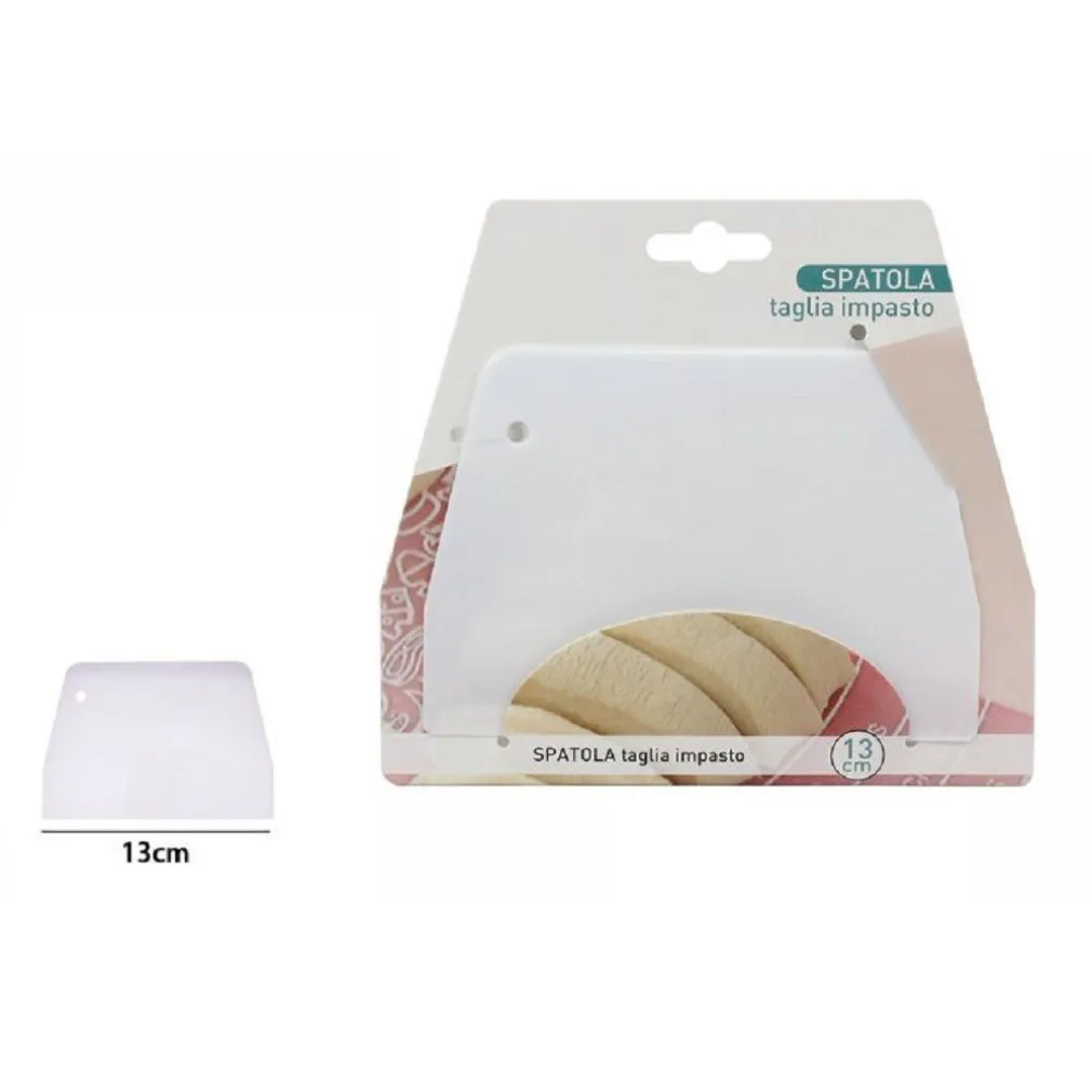 TAGLIAPASTA SPATOLA TAGLIA PASTA IMPASTO IN PLASTICA DOLCI CUCINA DA 13 CM 66135