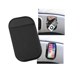 TAPPETINO ADESIVO IN SILICONE SUPPORTO ANTISCIVOLO CRUSCOTTO AUTO SMARTPHONE