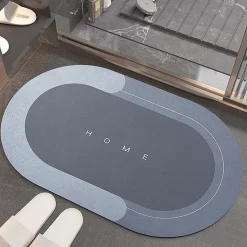 TAPPETINO DA BAGNO ASSORBENTE IN DIATOMITE FARINA FOSSILE AD ASCIUGATURA RAPIDA