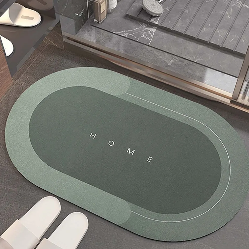 TAPPETINO DA BAGNO ASSORBENTE IN DIATOMITE FARINA FOSSILE AD ASCIUGATURA RAPIDA