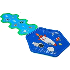 TAPPETINO GONFIABILE CON FONTANA SPRUZZI BASE SPAZIALE 335X150CM ADVENTURE 52571