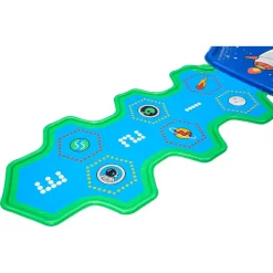 TAPPETINO GONFIABILE CON FONTANA SPRUZZI BASE SPAZIALE 335X150CM ADVENTURE 52571