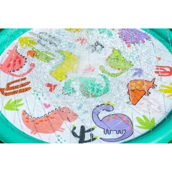 TAPPETINO GONFIABILE DINOSAURI SPRUZZI DESERT DINO DA 48