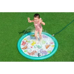 TAPPETINO GONFIABILE DINOSAURI SPRUZZI DESERT DINO DA 48