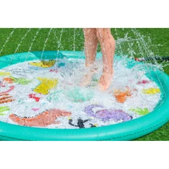 TAPPETINO GONFIABILE DINOSAURI SPRUZZI DESERT DINO DA 48