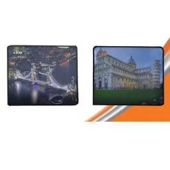 TAPPETINO PER MOUSE PC COMPUTER FISSO NOTEBOOK VARIE FANTASIE PAESAGGI MP-2127