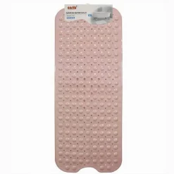 TAPPETINO PER VASCA ANTISCIVOLO 100 X 40 CM TAPPETO DOCCIA IN PVC 79739 ROSA