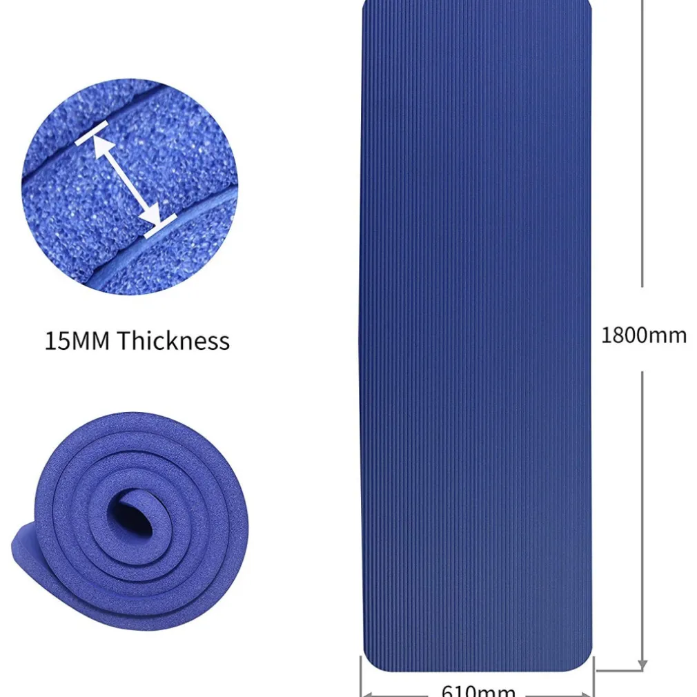 TAPPETINO TAPPETO YOGA PALESTRA 180X62 TAPPETO FITNESS ADDOMINALI AEROBICA