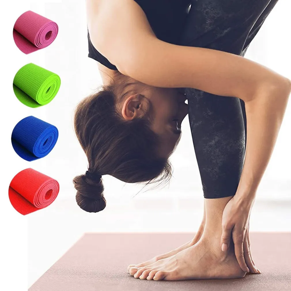 TAPPETINO YOGA IN PVC 61X173X0.8 CM TAPPETO AEROBICA FITNESS PILATES PALESTRA