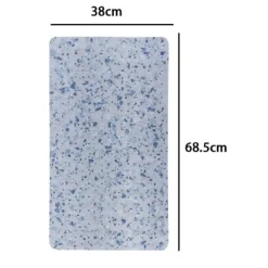 TAPPETO ANTISCIVOLO PER VASCA DA BAGNO DOCCIA 38 X 68.5 CM EFFETTO MARMO GRANITO 10793