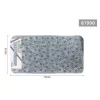 TAPPETO ANTISCIVOLO RETTANGOLARE BAGNO VASCA DOCCIA LOTO GRIGIO 36 X 70 CM 87900