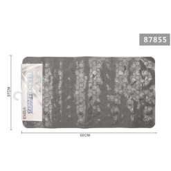 TAPPETO ANTISCIVOLO RETTANGOLARE PER BAGNO DOCCIA NIDO APE GRIGIO 37X68CM 87855