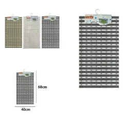 TAPPETO ANTISCIVOLO TAPPETINO PER VASCA BAGNO DOCCIA 68 X 40CM 59311 VARI COLORI