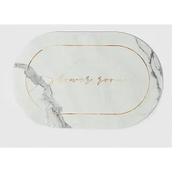 TAPPETO ASSORBENTE ANTISCIVOLO ASCIUGATURA RAPIDA BAGNO VASCA DOCCIA 38X58CM 87226