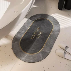 TAPPETO ASSORBENTE ANTISCIVOLO ASCIUGATURA RAPIDA BAGNO VASCA DOCCIA 38X58CM 87226