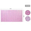 TAPPETO DOCCIA ANTISCIVOLO 69X38CM TAPPETINO VASCA BAGNO RETTANGOLARE ROSA 58448