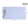 TAPPETO DOCCIA VASCA BAGNO ANTISCIVOLO 38X68CM RETTANGOLARE A RIGHI BIANCO 54083