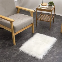 TAPPETO FINTA PELLICCIA SINTETICA PER ANIMALI SOGGIORNO CAMERA LAVABILE 50X80 CM