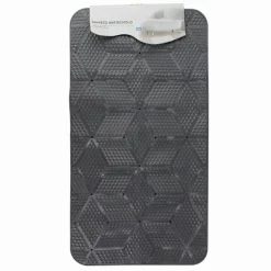 TAPPETO IN PVC ANTISCIVOLO VASCA DA BAGNO DOCCIA 70X37CM EFFETTO GEOMETRICO 59621