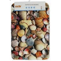 TAPPETO IN TESSUTO TAPPETINO ARREDO BAGNO ANTISCIVOLO STILE MARINO 50X80CM 79443