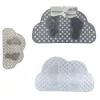 TAPPETO PER VASCA BAGNO DOCCIA ANTISCIVOLO FORMA NUVOLA CON IMPRONTE PIEDI 40X69,5CM 10788