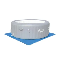TAPPETO PIASTRELLE BASE SOTTO PISCINA COMPONIBILE PROTETTIVO DA 50X50 CM BLU 58220