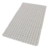 TAPPETO TAPPETINO ANTISCIVOLO BAGNO ARREDO 69 X 39CM GRIGIO CON QUADRATINI 69857