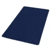 TAPPETO TAPPETINO ANTISCIVOLO PER BAGNO ARREDO 69X39CM BLU CON QUADRATINI 69899