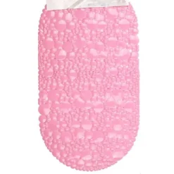 TAPPETO TAPPETINO DOCCIA VASCA ANTISCIVOLO PER BAGNO ARREDO ROSA 38X68 CM 54046