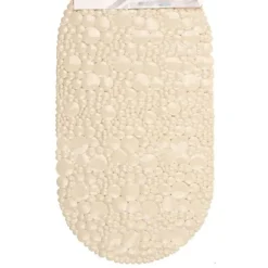 TAPPETO TAPPETINO PER DOCCIA VASCA ANTISCIVOLO BAGNO BEIGE CHIARO 38X68CM 54047