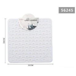 TAPPETO TAPPETINO PER LAVELLO LAVANDINO QUADRATO CUCINA 30X30CM BIANCO 56245