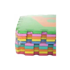 TAPPETO TAPPETINO PUZZLE LETTERE 10 PEZZI MORBIDO DIMENSIONE MATTONELLE 30X30CM