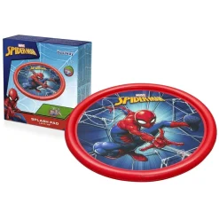 TAPPETO TAPPETTINO SPRUZZI PISCINA GONFIABILE CON FONTANA SPIDER-MAN 165CM 98792