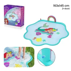 TAPPETTINO SPRUZZI ACQUA SIRENETTA SPLASH PAD 163X145CM PER BAMBINI ESTATE 9101E