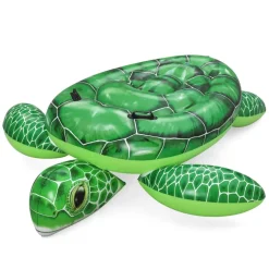 TARTARUGA GALLEGGIANTE DA PISCINA SPIAGGIA PVC GONFIABILE CAVALCABILE TIDAL TURTLE 41524
