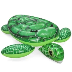 TARTARUGA GALLEGGIANTE DA PISCINA SPIAGGIA PVC GONFIABILE CAVALCABILE TIDAL TURTLE 41524