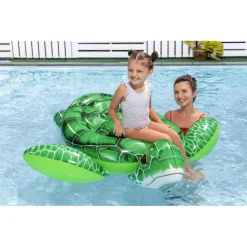 TARTARUGA GALLEGGIANTE DA PISCINA SPIAGGIA PVC GONFIABILE CAVALCABILE TIDAL TURTLE 41524