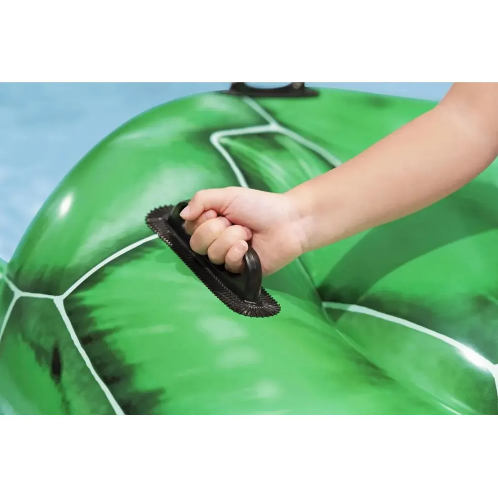 TARTARUGA GALLEGGIANTE DA PISCINA SPIAGGIA PVC GONFIABILE CAVALCABILE TIDAL TURTLE 41524