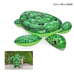 TARTARUGA GALLEGGIANTE DA PISCINA SPIAGGIA PVC GONFIABILE CAVALCABILE TIDAL TURTLE 41524