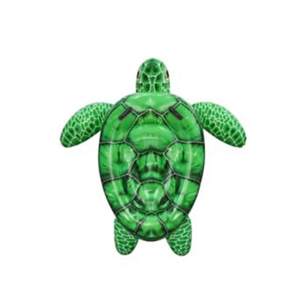 TARTARUGA GALLEGGIANTE DA PISCINA SPIAGGIA PVC GONFIABILE CAVALCABILE TIDAL TURTLE 41524