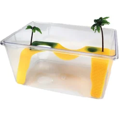 TARTARUGHIERA ACQUARIO CON ISOLA SCALA ARRAMPICATA TARTARUGA TERRAZZA PIANTINE